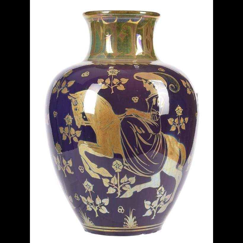 Inline Image - Lot 199: Gordon Forsyth R.I. (1879-1952) for Pilkington's 'Royal Lancastrian' pottery, a lustre vase, first quarter 20th century | Est. £800-1,200 (+ fees)