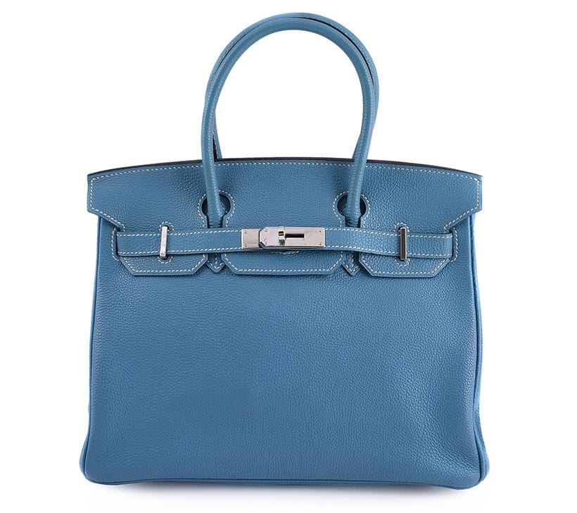 Inline Image - Lot 268: Hermès, Birkin 30, a blue jean togo leather handbag, circa 2006 | est. £5,000-7,000 (+ fees)
