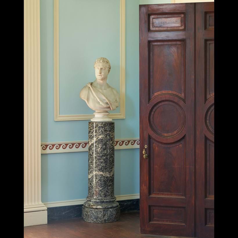 Inline Image - Lot 263: Sir Francis Chantrey (1781-1841), a carved marble bust of Lord Castlereagh, Second Marquess of Londonderry, dated 1828 | Est. £10,000-15,000 (+ fees)