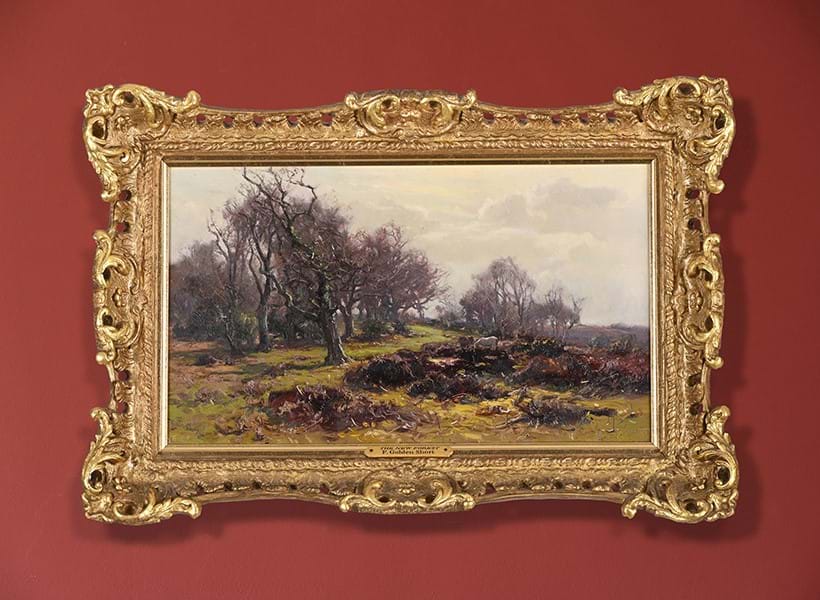 Inline Image - Lot 85: Frederick Golden Short (British 1863-1936), ‘The New Forest’, Oil on canvas | Est. £200-400 (+ fees)