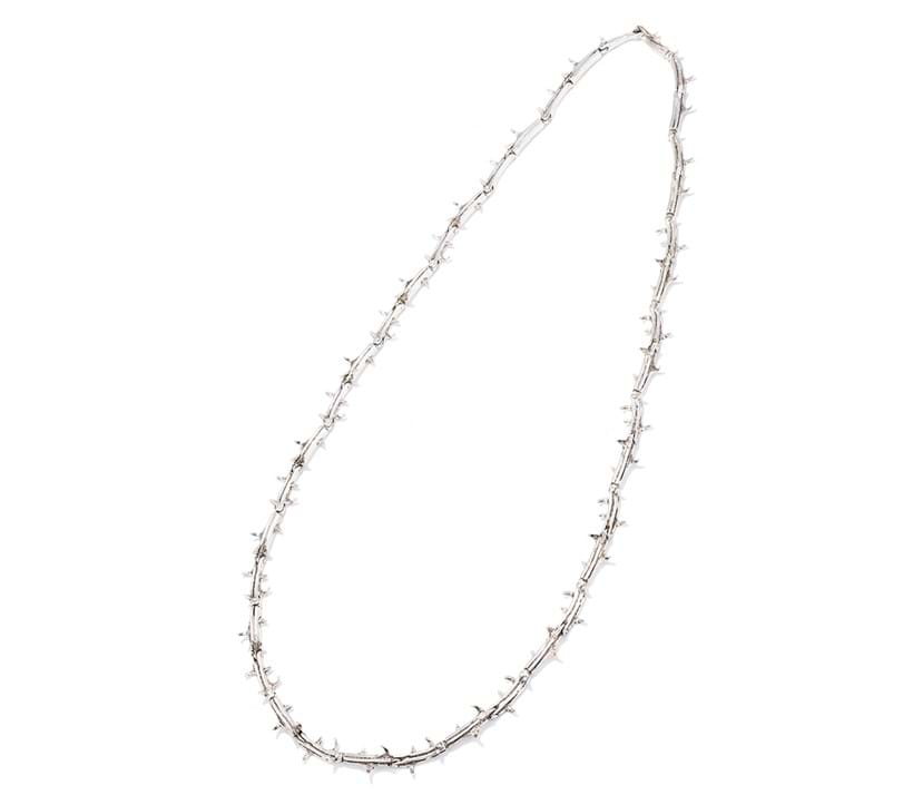 Inline Image - Lot 123: Claude Lalanne, Ronce, A silver coloured bramble necklace | Est. £3,000-5,000 (+ fees)