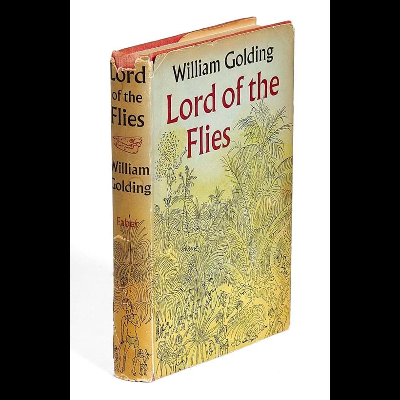 Inline Image - Lot 30, William Golding, Lord of the Flies, first edition, 
dedication copy signed by the author, [London, Faber and Faber Ltd., 1954]; est. £3,000-4,000 (+fees)