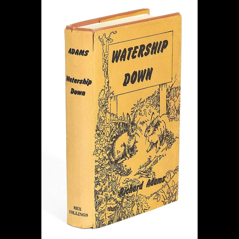 Inline Image - Lot 1, Richard Adams, Watership Down, first edition, 
signed by the author [London, Rex Collings, 1972]; est. £800-1,200 (+fees)