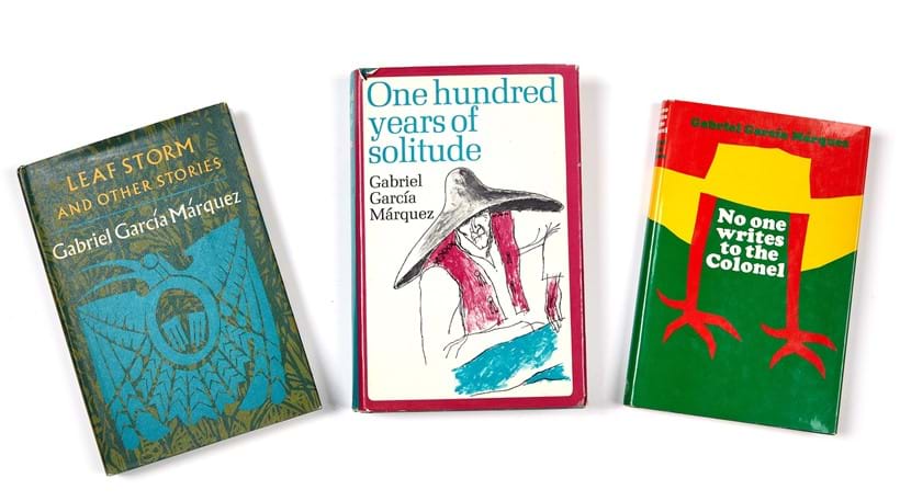 Inline Image - Gabriel García Márquez | One Hundred Years of Solitude, first English edition, 1970 | No One Writes to the Colonel, first English edition, 1969 | Leaf Storm and Other Stories, first US edition, 1972 | est. £120-180, sold for £322