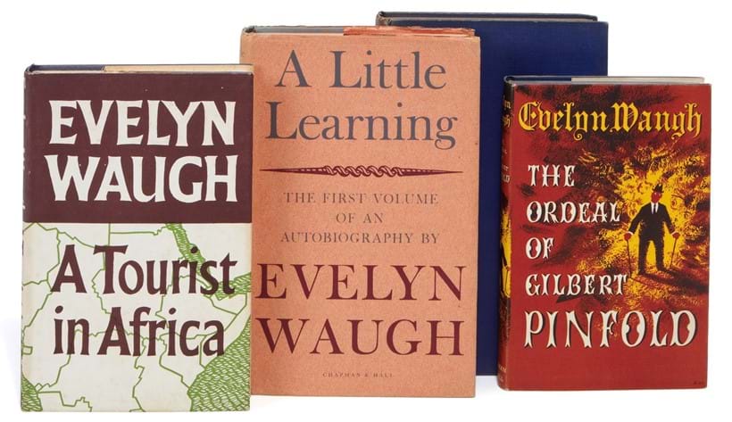 Inline Image - Evelyn Waugh, Vile Bodies (1930); A Handful of Dust (1934); Scoop... (1938); Scott-King's Modern Europe (1947); Helena (1950) | first editions, est. £100-150, sold for £595