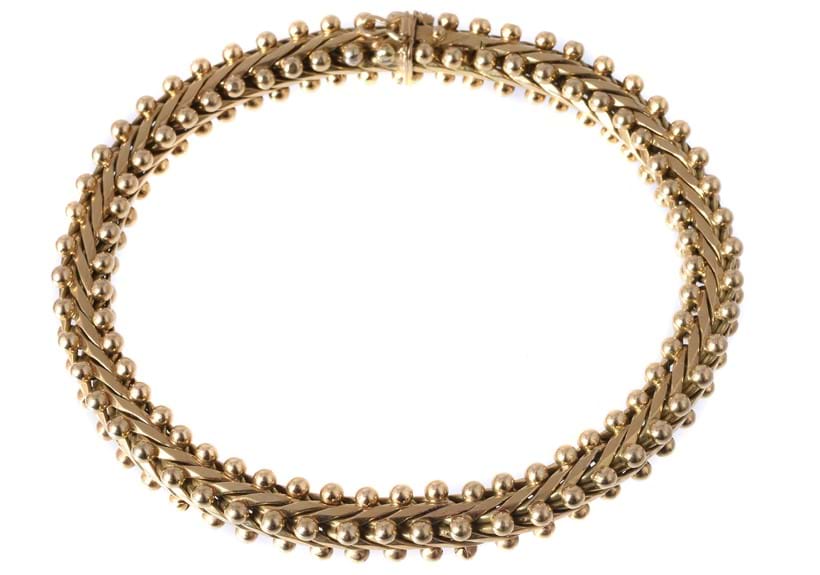 Inline Image - Lot 175: An 18 carat gold bracelet by Carlo Weingrill | Est. £700-1,000 (+fees)