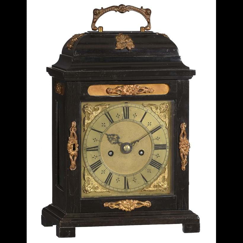 Inline Image - A Charles II ebony table or bracket clock | Est. £6,000-8,000 (+ fees)