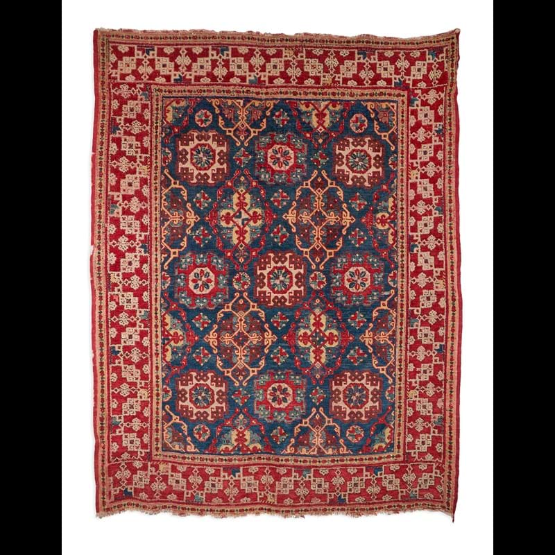 A 'Small-Patterned Holbein' Rug, Western Anatolia, 16th Century
