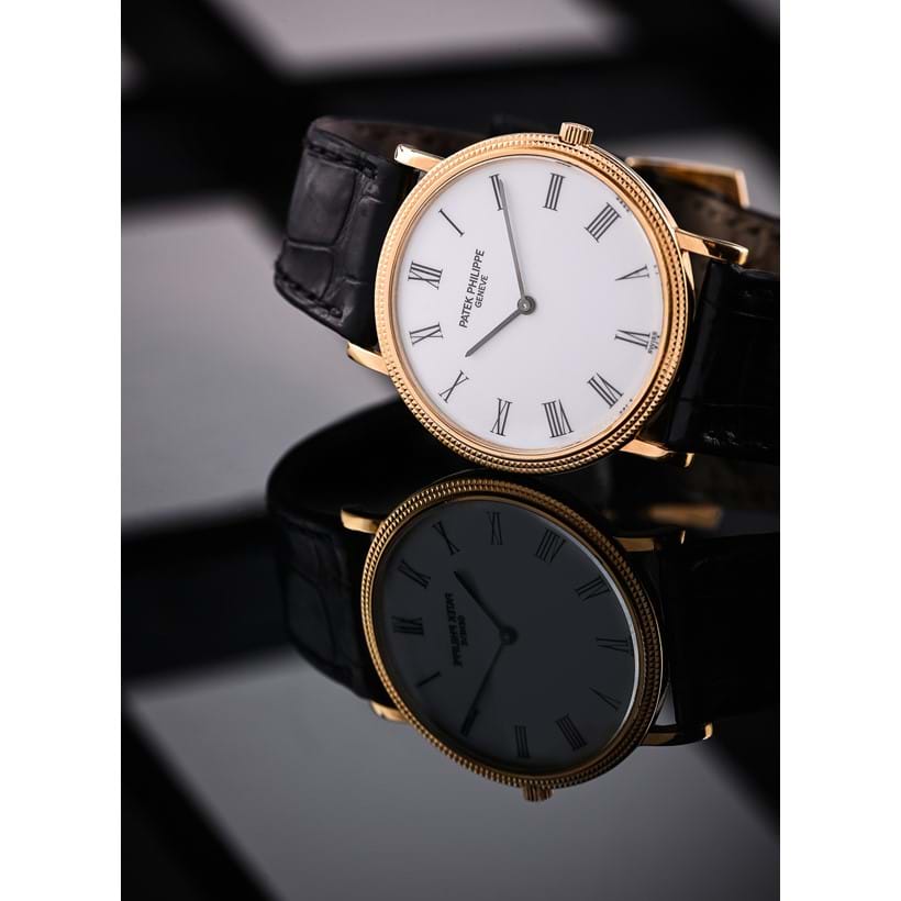 Inline Image - Lot 369: Y Patek Philippe, Calatrava, Ref. 3520/D, an 18 carat gold coloured wrist watch, no. 2924258, circa 1978 | Est. £4,000-6,000 (+ fees)