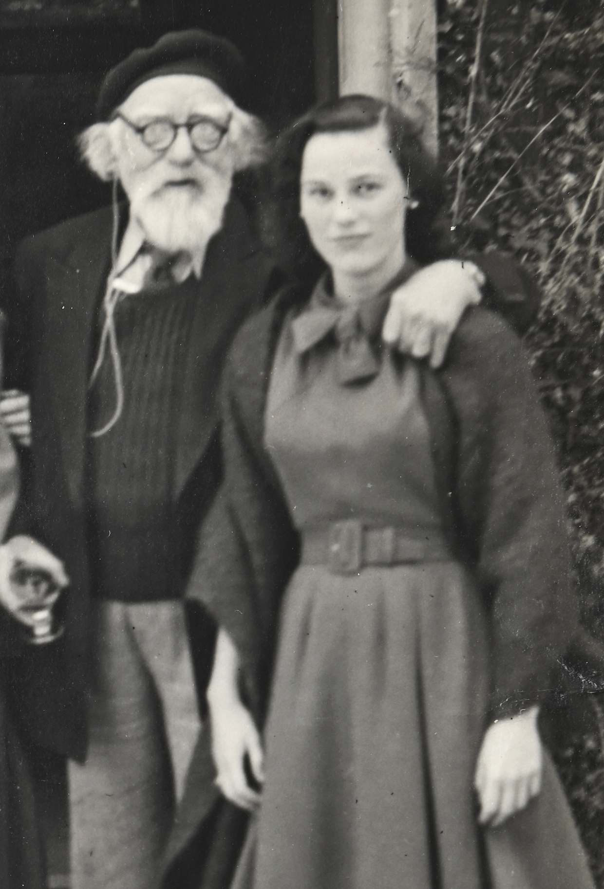 Jemima Pitman & Augustus John, December 1956. Courtesy Of Rebecca John