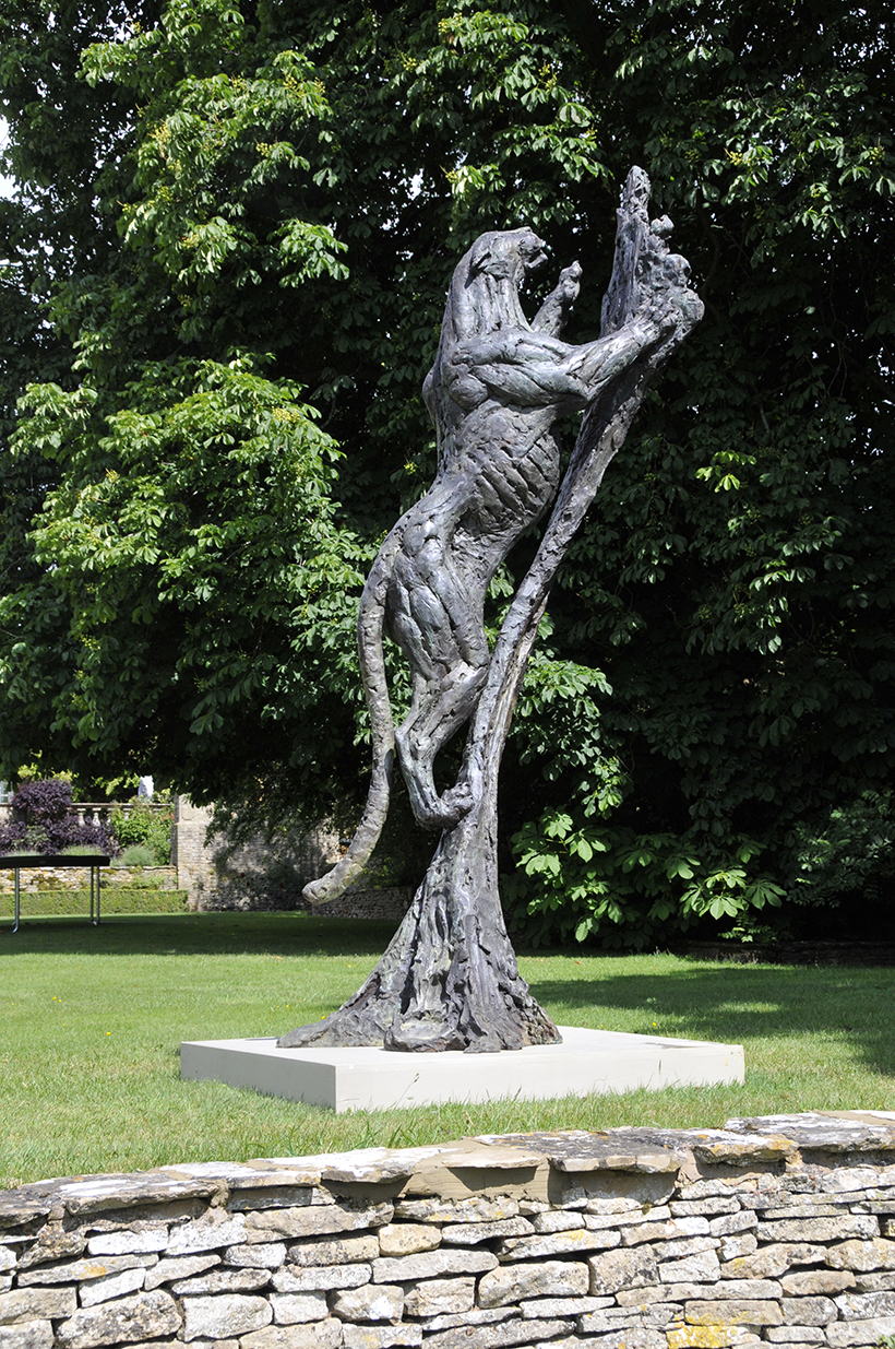 Inline Image - LEOPARD CLIMBING A TREE, Bronze, Signed, dated 2010 and numbered 4/12, 260 x 127 x 110cm (102¼ x 50 x 43¼ in.) Est. £25,000-35,000 (+ fees)