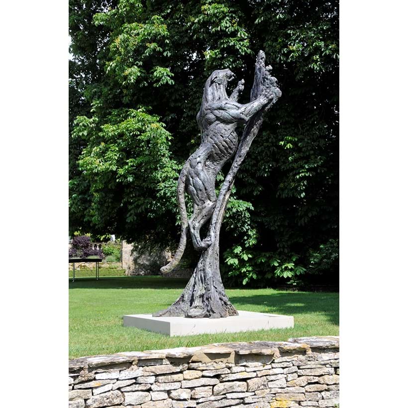 Inline Image - LEOPARD CLIMBING A TREE, Bronze, Signed, dated 2010 and numbered 4/12, 260 x 127 x 110cm (102¼ x 50 x 43¼ in.) Est. £25,000-35,000 (+ fees)