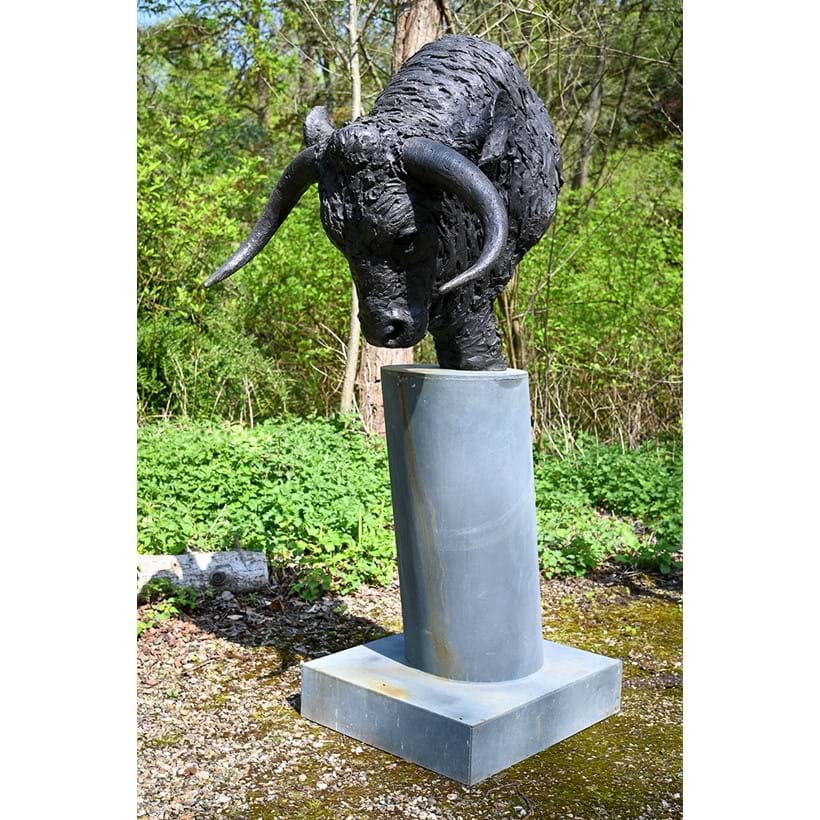 Inline Image - BULL HEAD, Bronze, Signed, dated 2011 and numbered 5/12, 102 x 97 x 82cm (40 x 38 x 32¼ in.) Est. £8,000-12,000 (+ fees)
