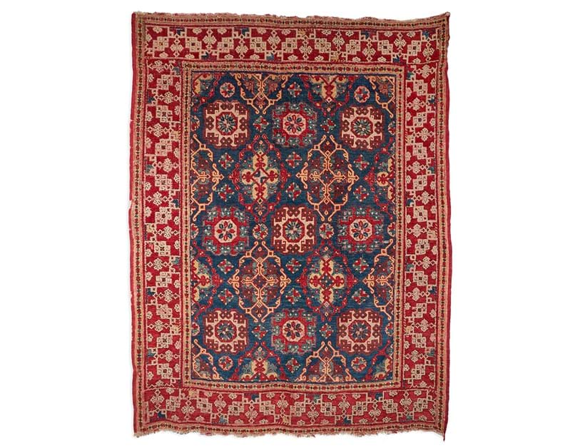 Inline Image - Lot 28: A 'Small-Patterned Holbein' rug, Western Anatolia, 16th century | Est. £50,000-70,000 (+ fees)