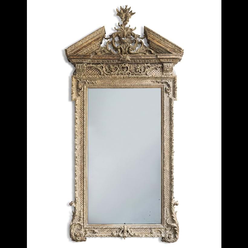 Inline Image - Lot 310: A George II carved giltwood large mirror, circa 1755 | Est. £40,000-60,000 (+ fees)