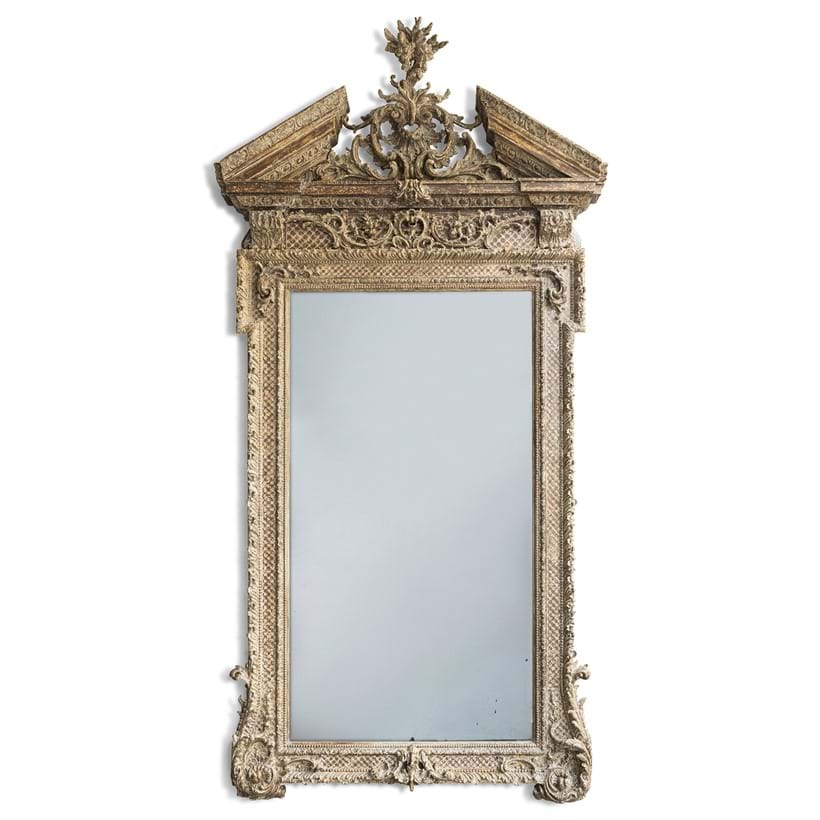 Inline Image - Lot 310: A George II carved giltwood large mirror, circa 1755 | Est. £40,000-60,000 (+ fees)