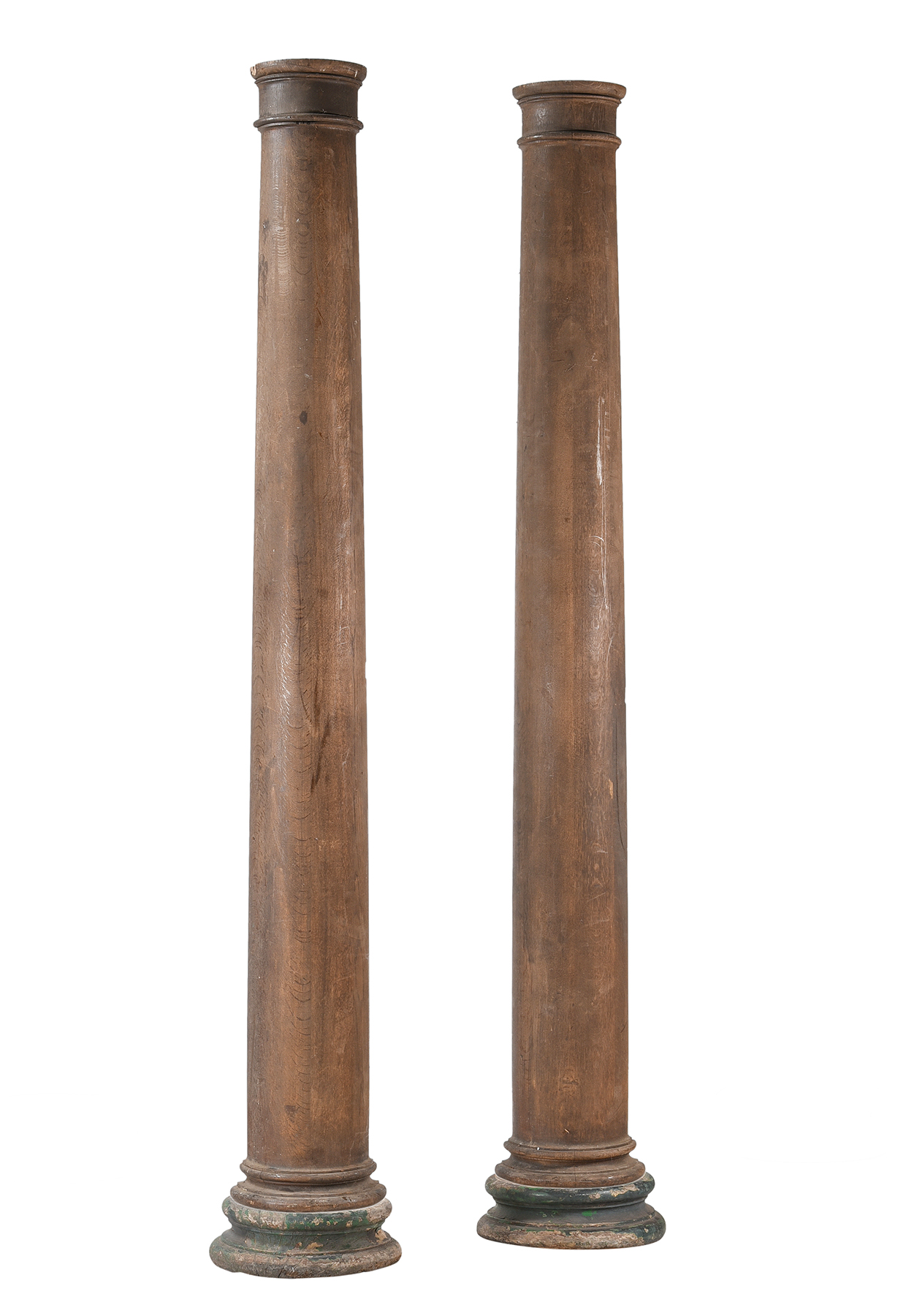 Inline Image - Lot 152: A set of four oak half columns, late 19th century | Est. £700-1,000 (+ fees)