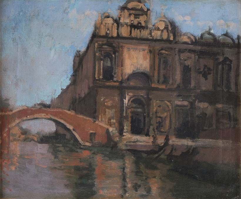Inline Image - Lot 325: Walter Richard Sickert (British 1860-1942) 'Scuola di San Marco (Ospedale Civico)', Oil on canvas | Est. £50,000-80,000 (+ fees)