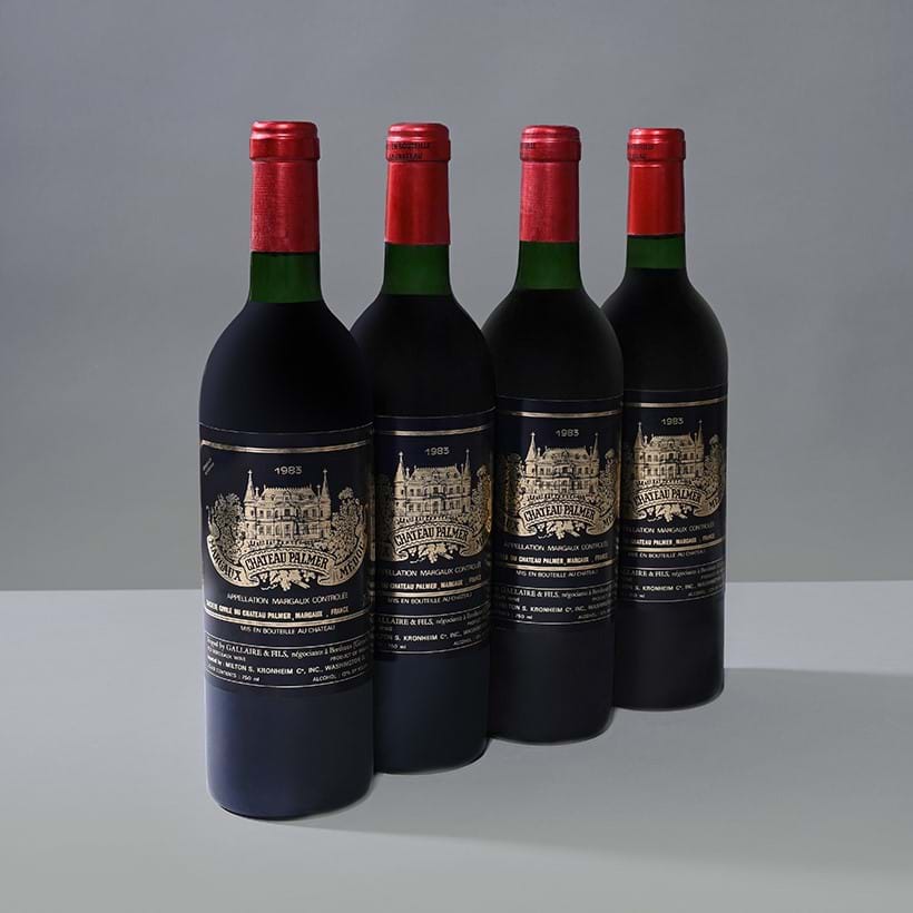 Inline Image - Lot 74: 1983 Chateau Palmer 3eme Cru Classe, Margaux, OWC, 12x75cl | Est. £4,500-6,000 (+ fees)