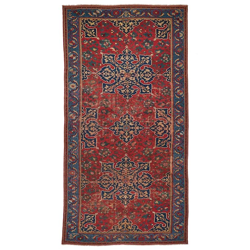 Inline Image - Lot 440: An Ushak 'Star' carpet, late 16th/early 17th century | Est. £20,000-30,000 (+ fees)