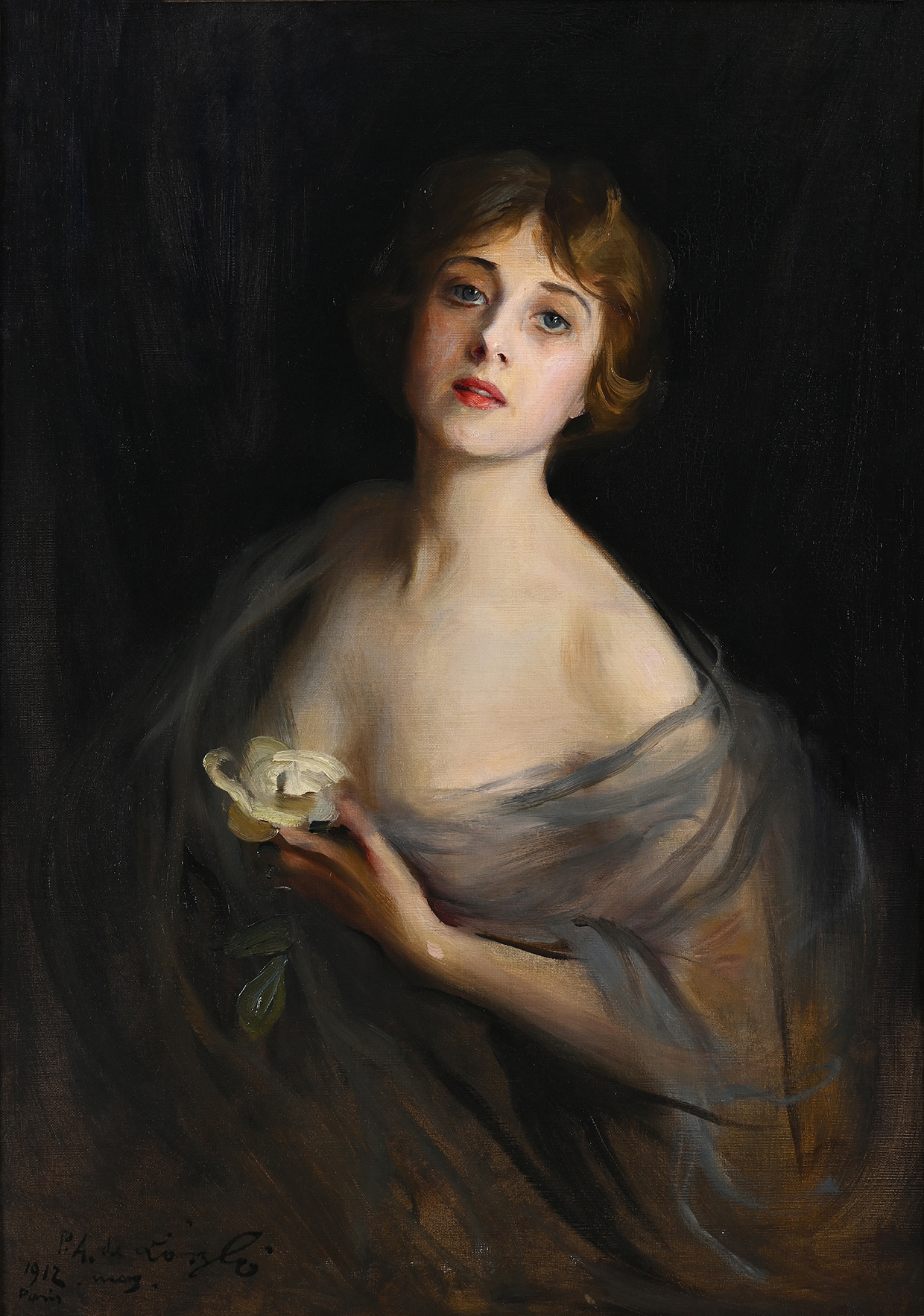 Inline Image - Lot 31: Philip Alexius De László (Hungarian 1869-1937), 'Portrait of Madame Henri Letellier, Née Marthe Fourton', Oil on canvas | Est. £10,000-15,000 (+ fees)