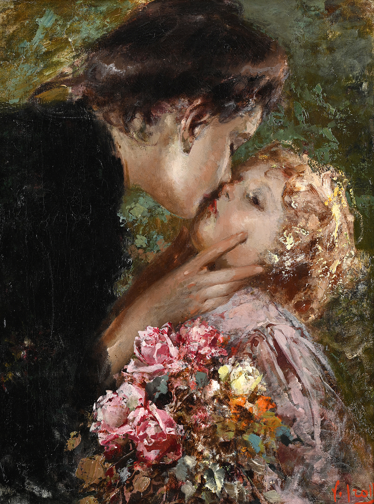 Inline Image - Lot 221: Vincenzo Irolli (Italian 1860 - 1949), 'Maternita', Oil on canvas | Est. £15,000-25,000 (+ fees)