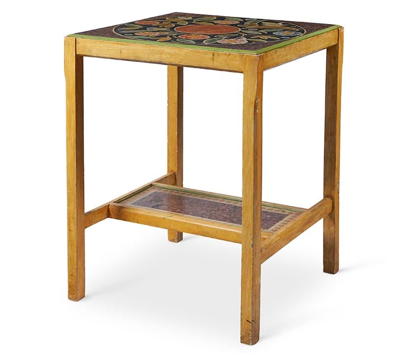 Inline Image - Lot 102: λ Duncan Grant (British 1885-1978), A painted table | Sold for £81,450