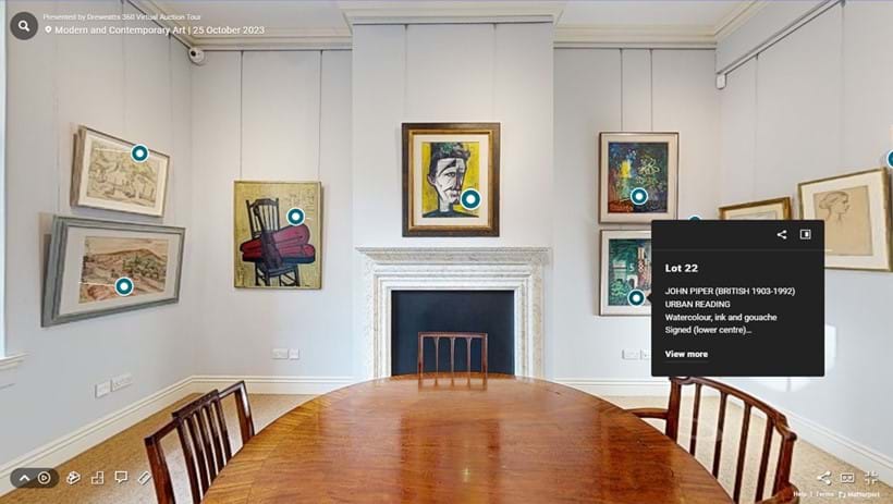 Inline Image - When you have found a lot you are interested in, hover over and click the green tag (circle) to view the lot details: lot number and link through to lot listing