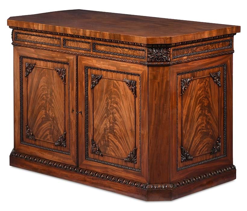 Inline Image - Lot 274: An important Regency mahogany side cabinet, attributed to Gillows of Lancaster and London, circa 1815 | Est. £10,000-20,000 (+ fees)