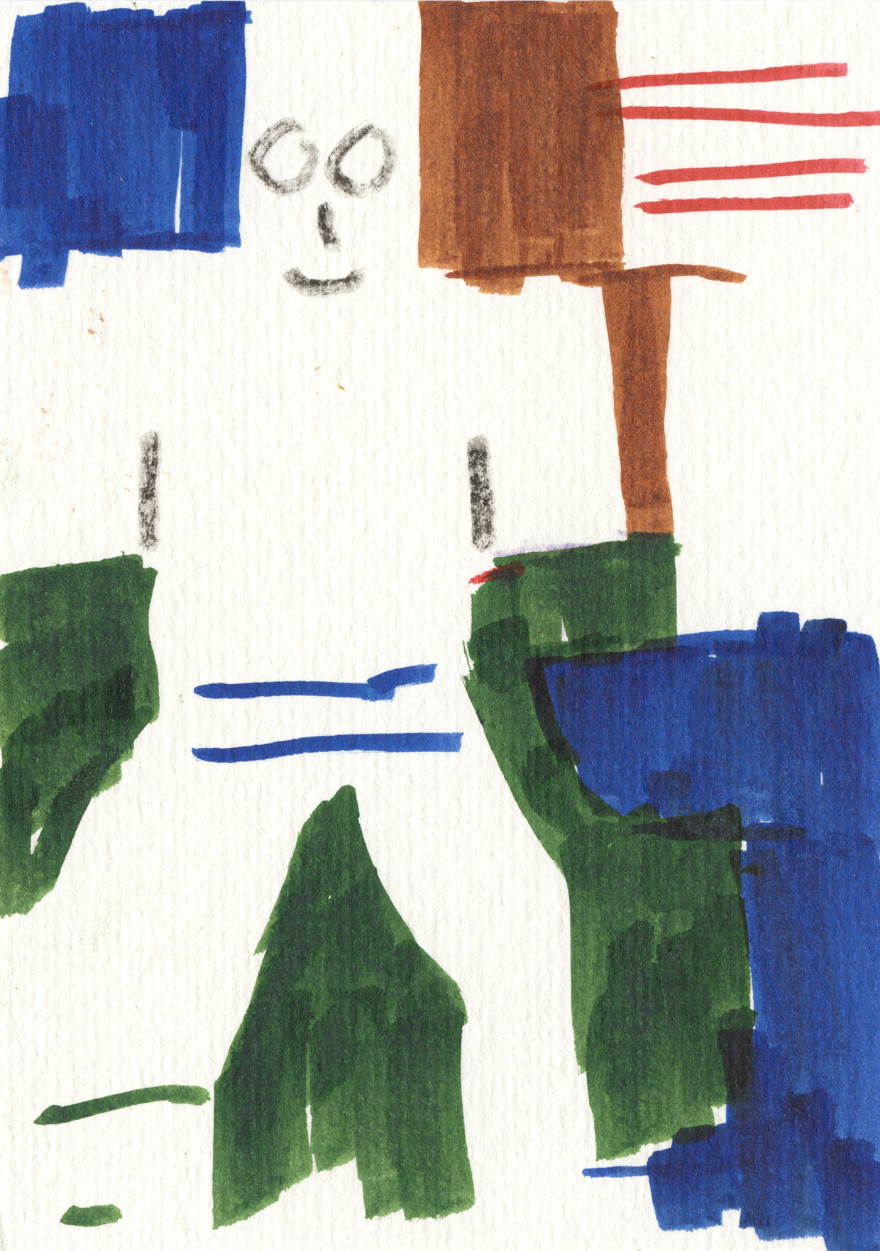 Inline Image - Lot 86: Abdulrazaq Awofeso, 'Untitled (2), 2023', Pigment ink on paper | Bidding starts at £50