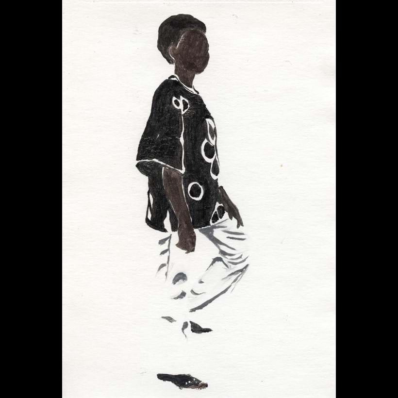 Inline Image - Lot 93: Fungai Marima, 'On A Mission', Monotype on paper | Bidding starts at £50