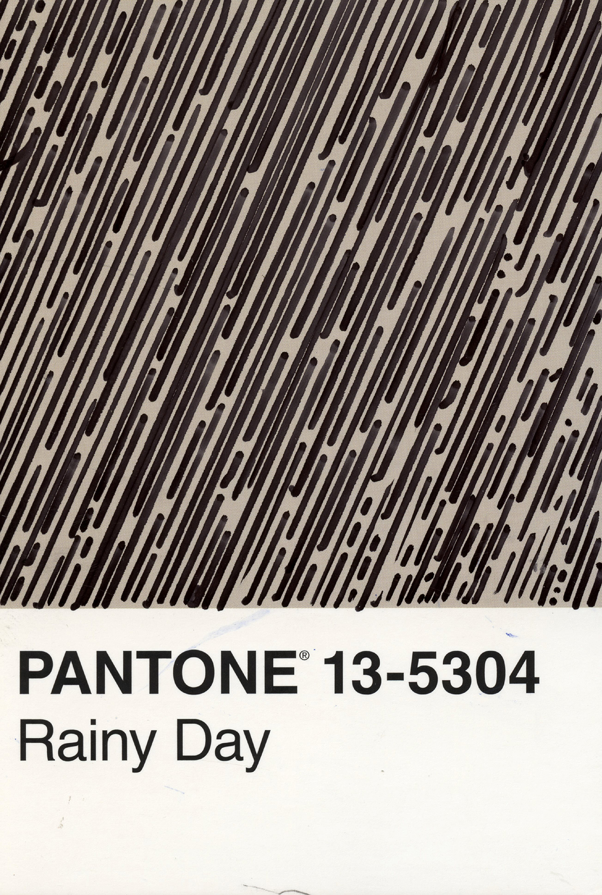 Inline Image - Lot 502: Jack Milroy, '13-5304', Ink on postcard | Bidding starts at £50