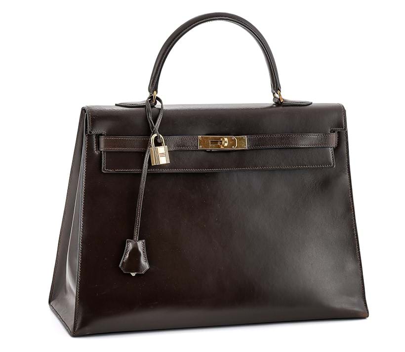 Inline Image - Lot 267: Hermès, Kelly, a brown box calf leather handbag, circa 1970 | est. £2,000-3,000 (+ fees)