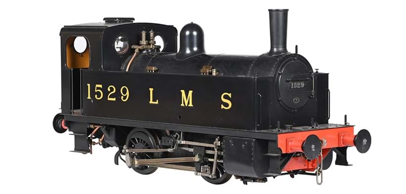 Inline Image - Lot 38: A well-engineered 5 inch gauge London Midland & Scottish Railway model of a 0-4-0 tank shunting locomotive No 1529, built by an award winning builder and national exhibition judge, the late Mr Colin J F Tickle of North Wales to 1:11.3 scale | Est. £2,000-3,000 (+ fees)