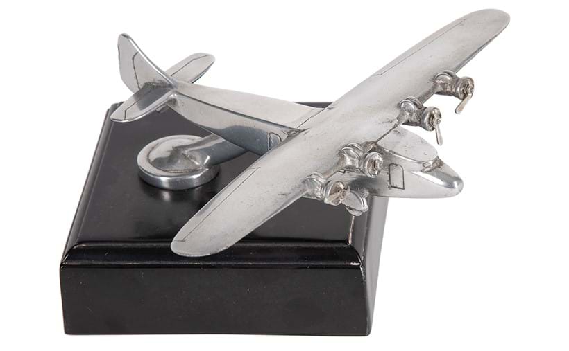 Inline Image - Lot 137: An Armstrong Whitworth 'Atalanta' class alloy car mascot, 20th century | Est. £400-600 (+ fees)