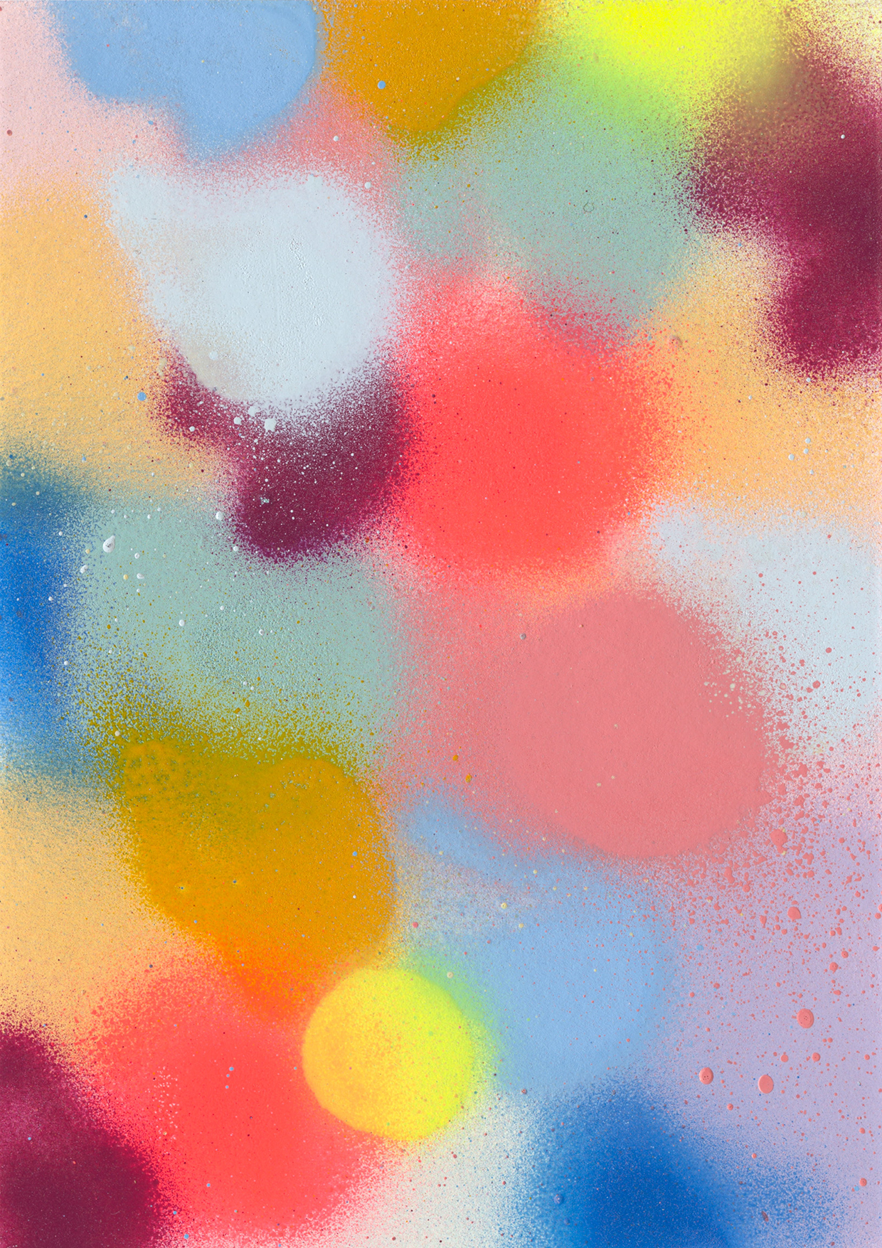 Inline Image - Lot 148: Rana Begum, 'WP 612', Spraypaint on paper | Sold for £600