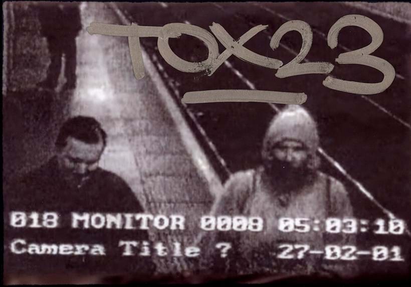 Inline Image - Lot 582: TOX23, 'MGATE', Card and oil marker on paper | Sold for £550