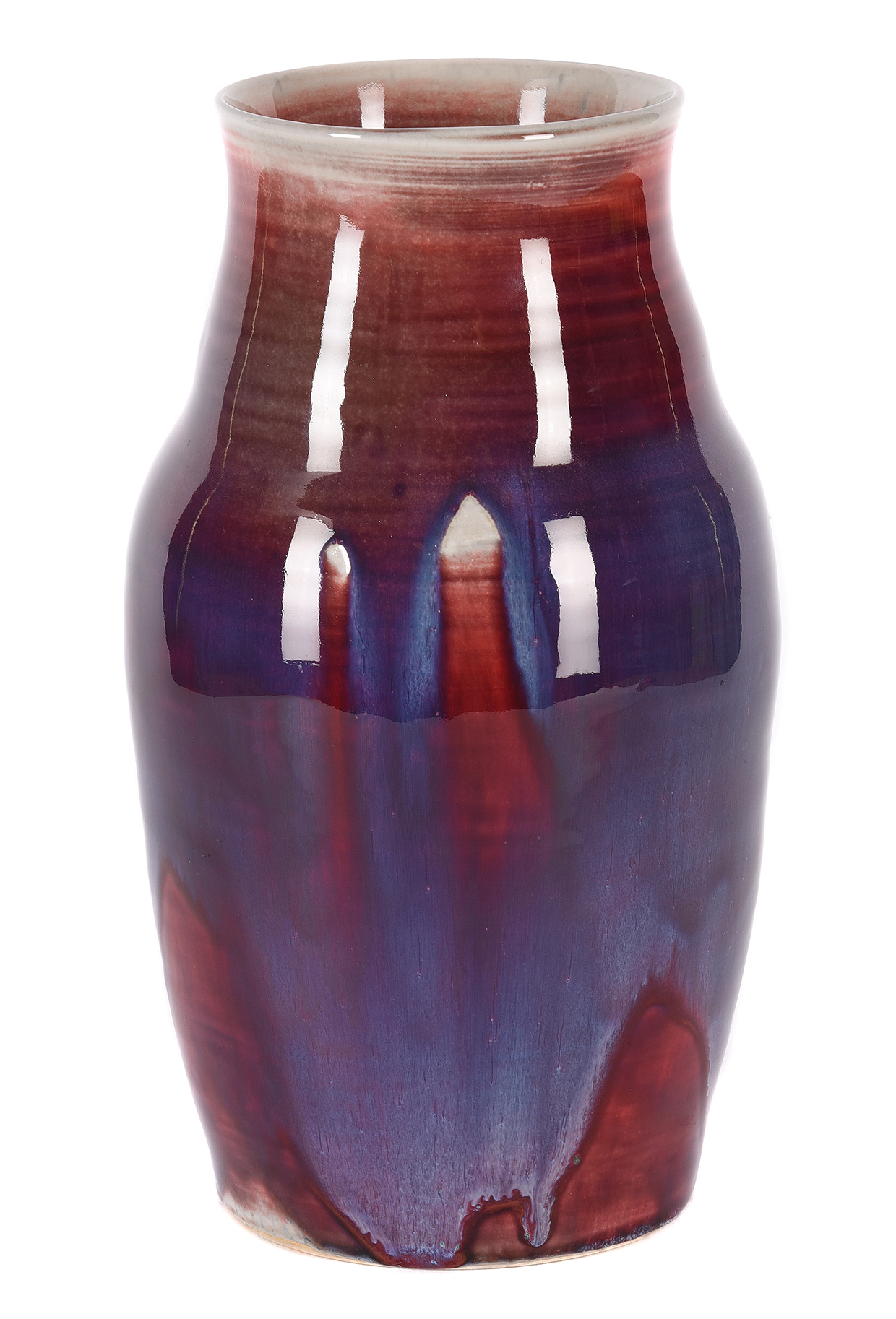 Inline Image - Lot 594: A large Ruskin high-fired vase, dated 1924 | Est. £2,000-3,000 (+ fees)