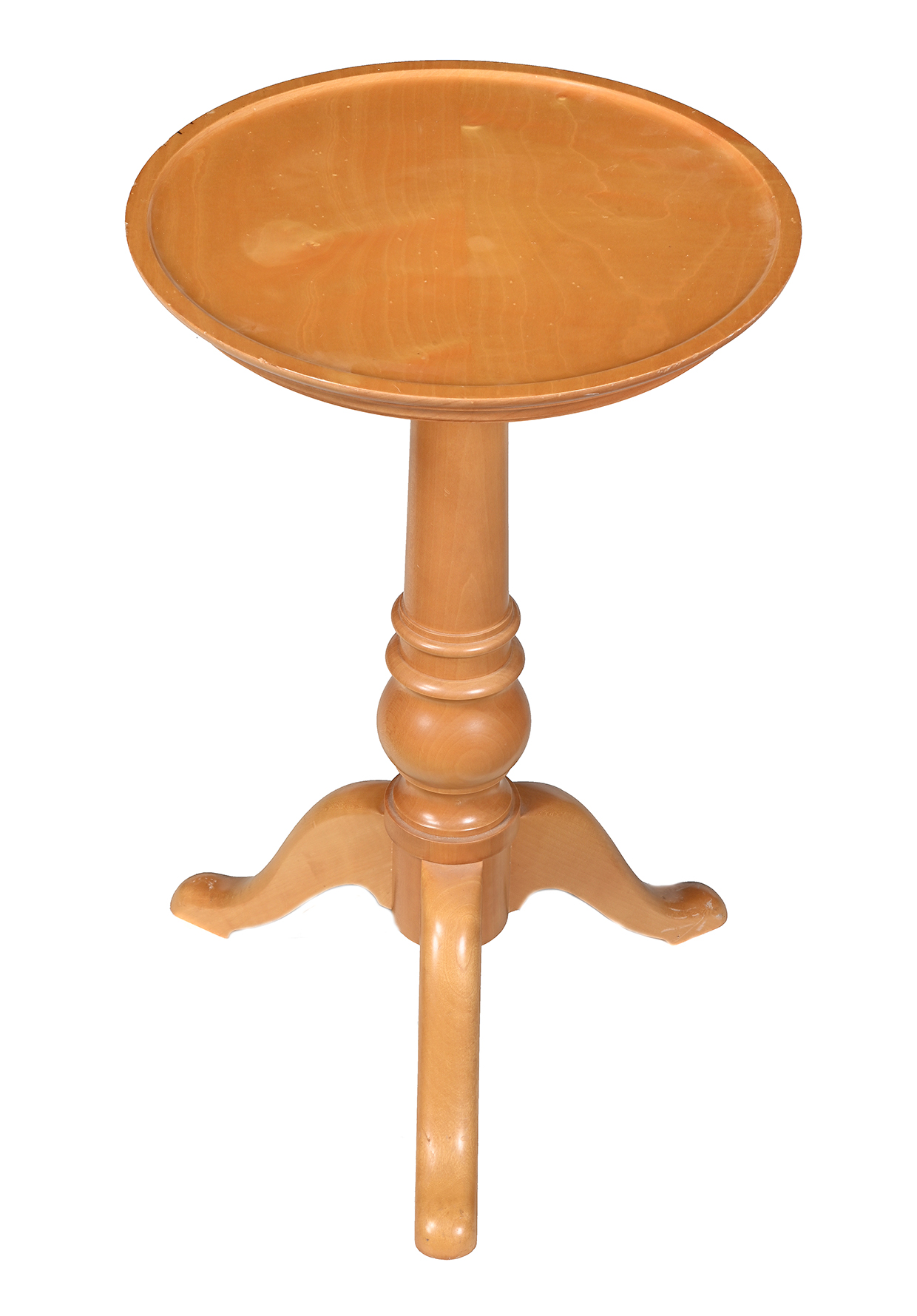 Inline Image - Lot 657: David Linley, a solid sycamore wine or occasional table, dated 1998 | Est. £200-300 (+ fees)