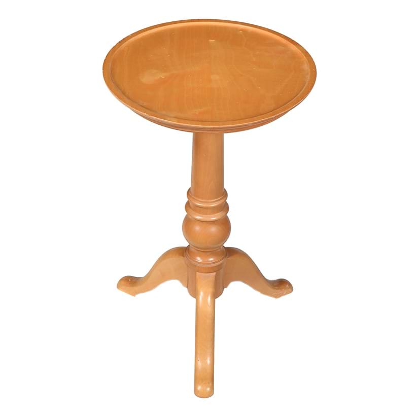 Inline Image - Lot 657: David Linley, a solid sycamore wine or occasional table, dated 1998 | Est. £200-300 (+ fees)