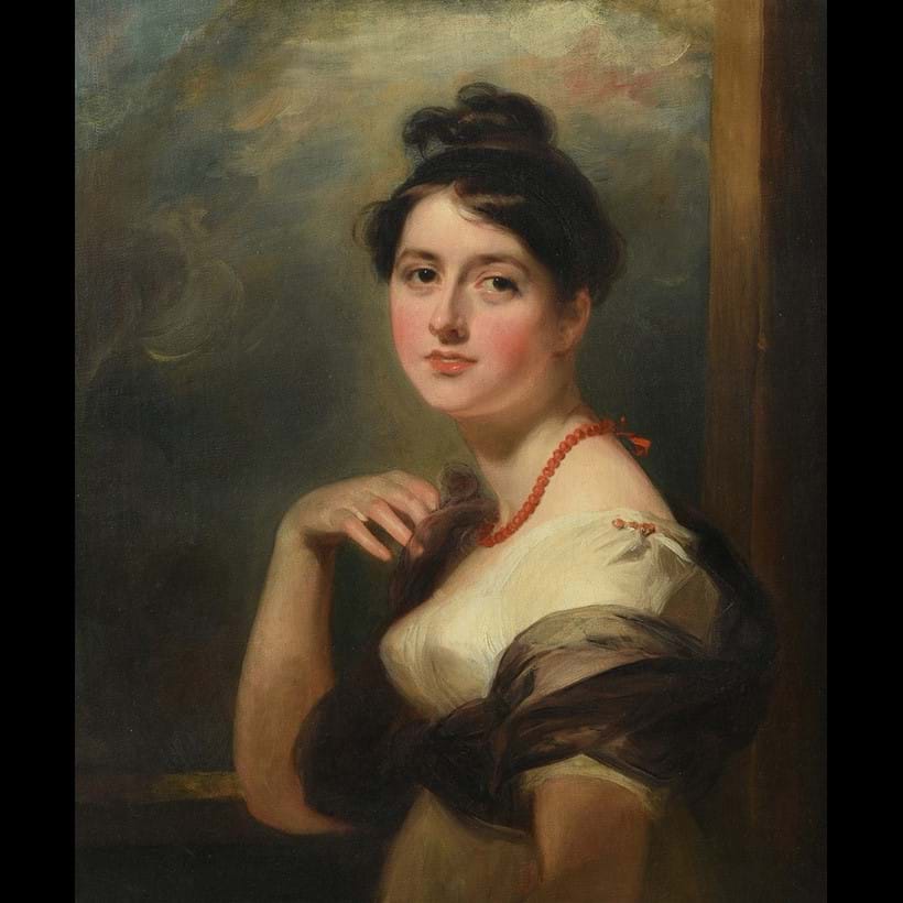 Inline Image - Lot 100: Sir Thomas Lawrence P.R.A (British 1769-1830), 'Portrait of Elizabeth Williams of Gwersylt Park, Denbighshire, wearing a white dress', Oil on canvas | Est. £20,000-30,000 (+ fees)