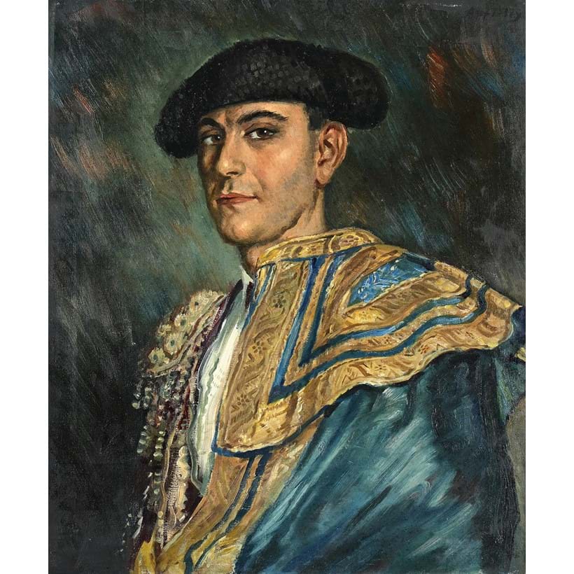 Inline Image - Lot 215: George Owen Wynne Apperley (British 1884-1960), 'Moreno De Granada', Oil on canvas | Est. £1,000-1,500 (+ fees)