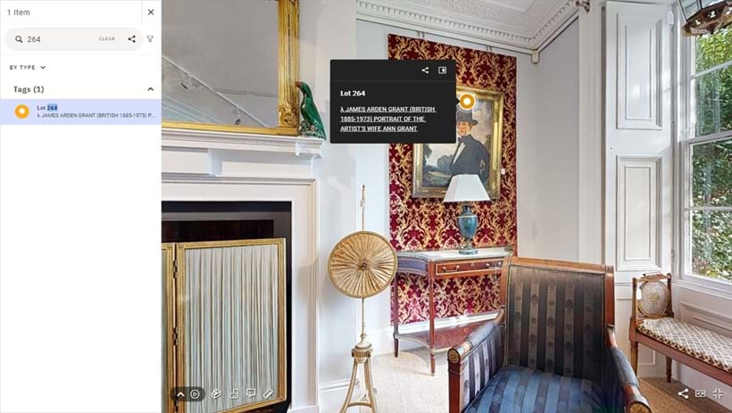 Inline Image - The Search Function: click the magnifying glass icon in the top left corner to search for and locate items easily.