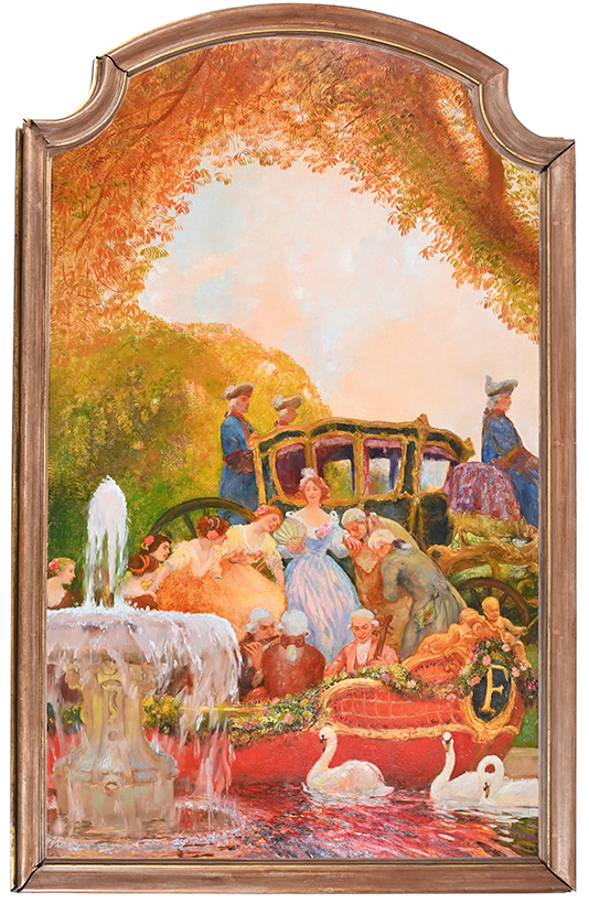 Inline Image - Lot 213: ‘L'Arrive de la Princesse’ by Gaston La Touche (1854-1913) | Est. £8,000-12,000 (+ fees)