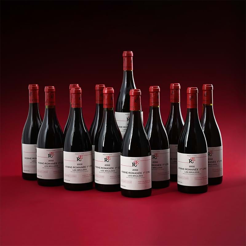 2002 Domaine Rene Engel, Vosne-Romanee Premier Cru, Les Brulees, 12 bottles, OC
