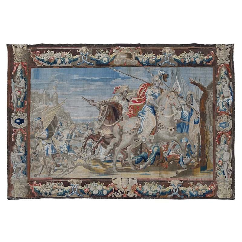 A Brussels historical tapestry from the life of Alexander the Great, late 17th century