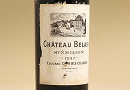 The 1947 Château Bélair, Saint-Émilion | Fine Wine, Champagne, Vintage Port and Spirits Auction | 19 March 2024 Image