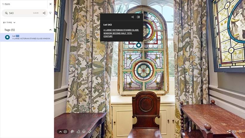 Inline Image - The Search Function: click the magnifying glass icon in the top left corner to search for and locate items easily.