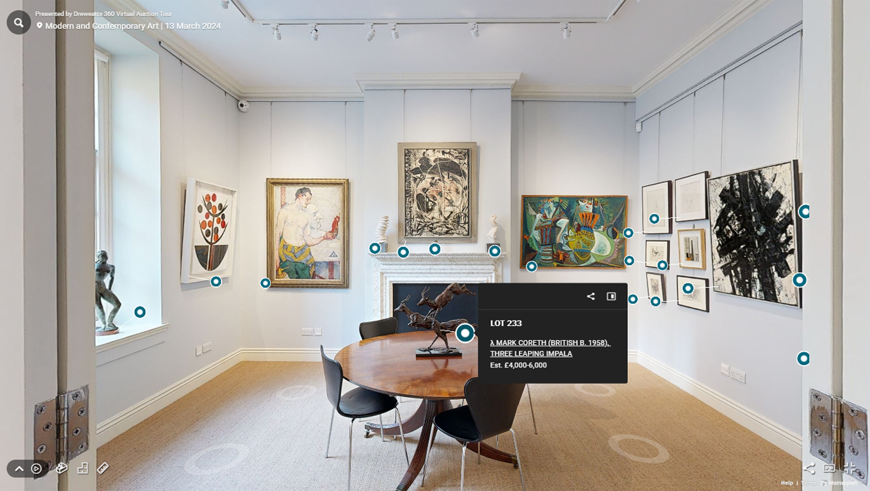 Dreweatts 360 Virtual Auction Tour