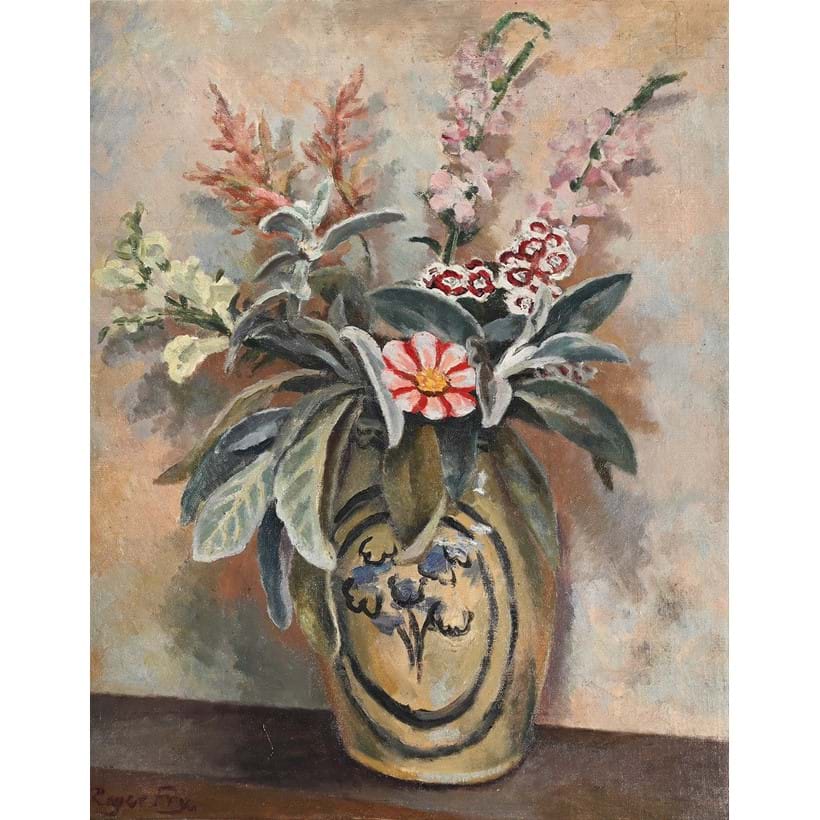 Inline Image - Lot 4: Roger Fry (British 1866-1934), 'Flower Piece', Oil on canvas laid on board | Est. £4,000-6,000 (+ fees)
